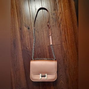 Hermès Constance 18 Rose Sakura Chevre Palladium Hardware